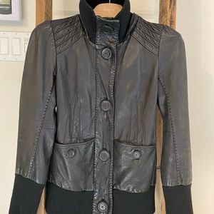 Mackage leather jacket